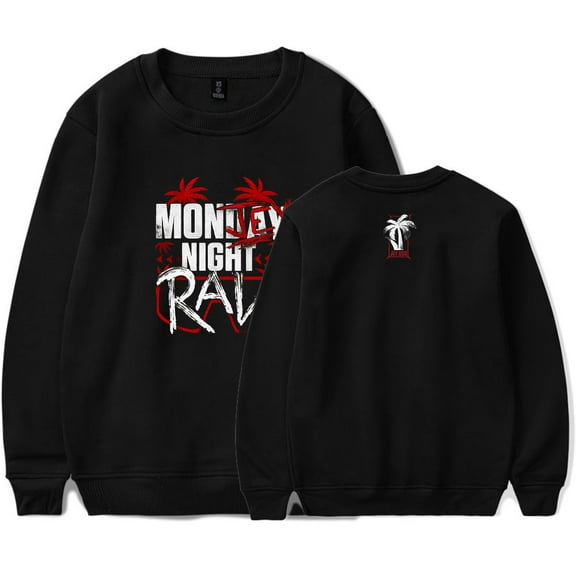 Jey Uso Mon-Jey Night RAW Sweatshirt Women Men Casual Crewneck Long Sleeve Pullover Clothes