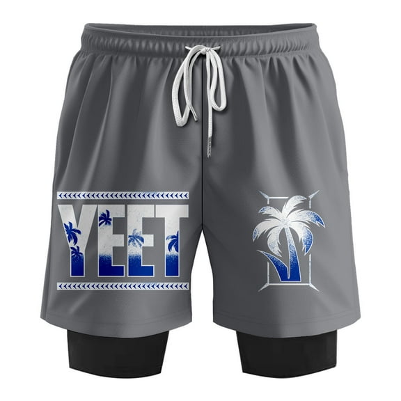 Jey Uso Orange Yeet Merch Fake Two Piece Shorts Cosplay Women Men HipHop Streetwear Short Pants