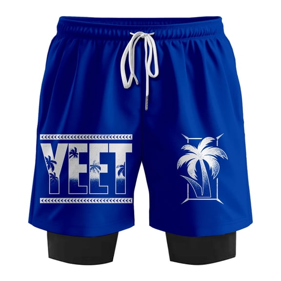 Jey Uso Orange Yeet Merch Fake Two Piece Shorts Cosplay Women Men HipHop Streetwear Short Pants