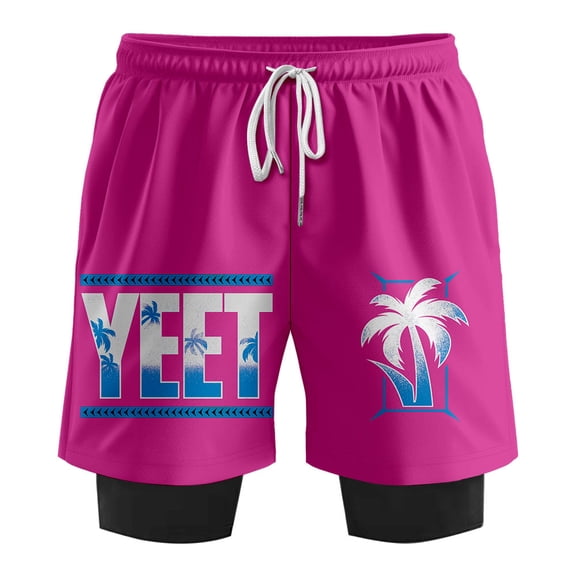 Jey Uso Orange Yeet Merch Fake Two Piece Shorts Cosplay Women Men HipHop Streetwear Short Pants