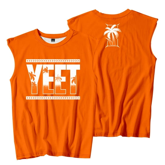 Jey Uso Orange Yeet Sleeveless T-Shirts Streetwear Tee Cosplay Women Men Fashion Tank Tops
