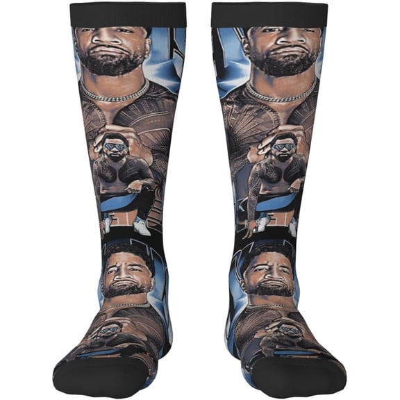 Jey Uso Stocking Women's Crew Sock High Sock Soft Men's Athletic Socks Outdoor Socks
