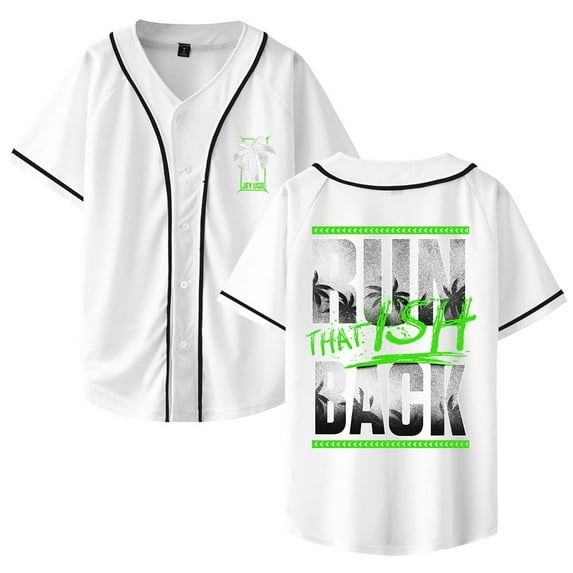 Jey Uso That Ish Back Baseball Jersey Shirt V-Neck Women Men Short Sleeve Streetwear Clothes
