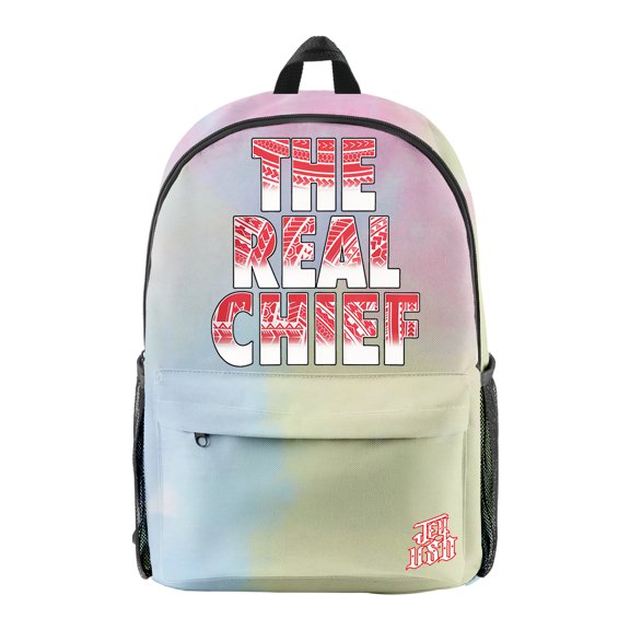 Jey Uso The Real Chief Backpack Women Men Rucksack Unisex Travel Bag Harajuku Casual Daypack