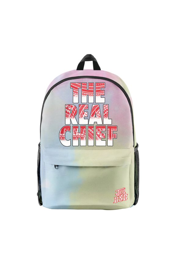 Jey Uso The Real Chief Backpack Women Men Rucksack Unisex Travel Bag Harajuku Casual Daypack