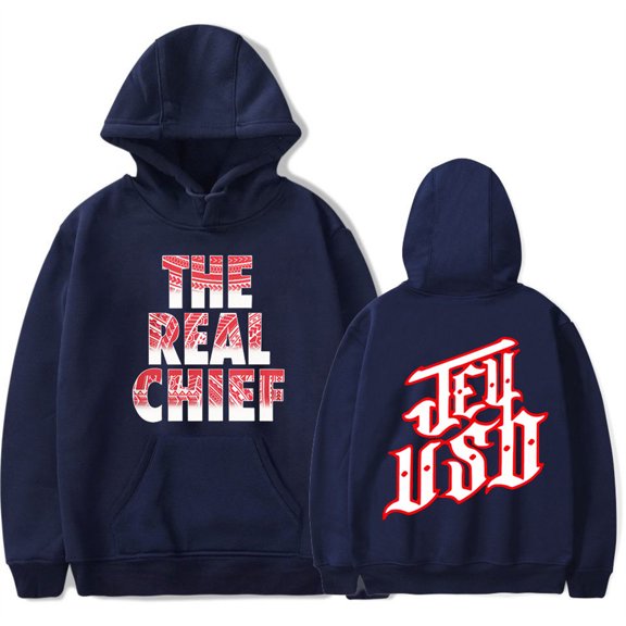 Jey Uso The Real Chief Hoodies Fashion Wear Hip Hop Sweatshirt Casual Pullover Longsleeve