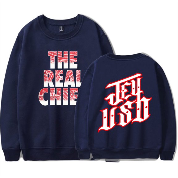 Jey Uso The Real Chief Sweatshirt Hip Hop Pullover Fashion Crew Neck Unisex Clothes