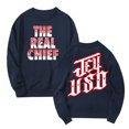 thumbnail image 1 of Jey Uso The Real Chief Sweatshirt Long Sleeve Streetwear Women Men Fashion Clothes, 1 of 3