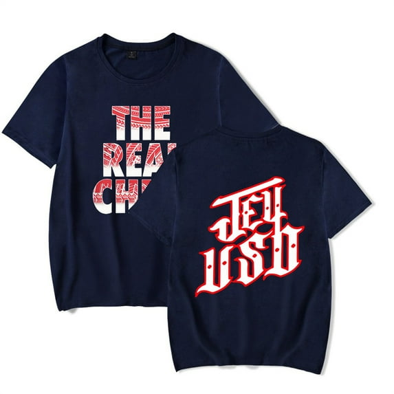Jey Uso The Real Chief T-shirt Fashion Short Sleeve Hip Hop Pullover Tee Casual Wear