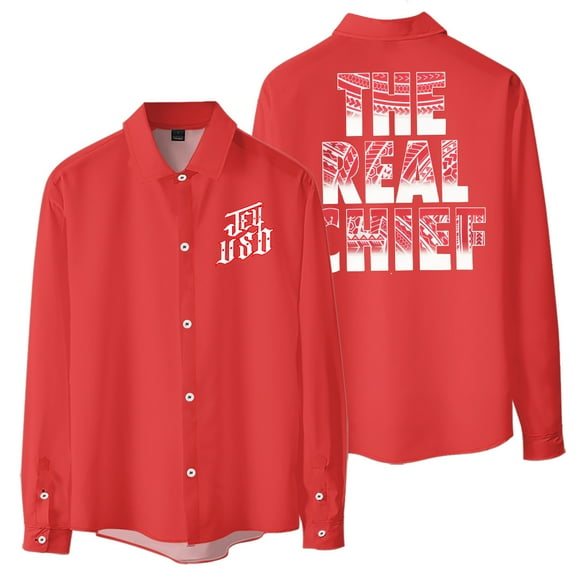 Jey Uso The Real Chief Women Blouse Men's Shirts Long Sleeve T-shirt Casual Style Trendy Outfits