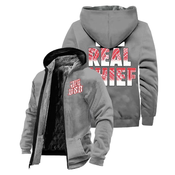 Jey Uso The Real Chief  Zipper Hoodie Long Sleeve Streetwear Winter Coat Women Men Jacket Parkas