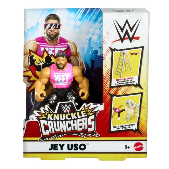 Jey Uso - WWE Knuckle Crunchers 9 Mattel WWE Toy Wrestling Action Figure