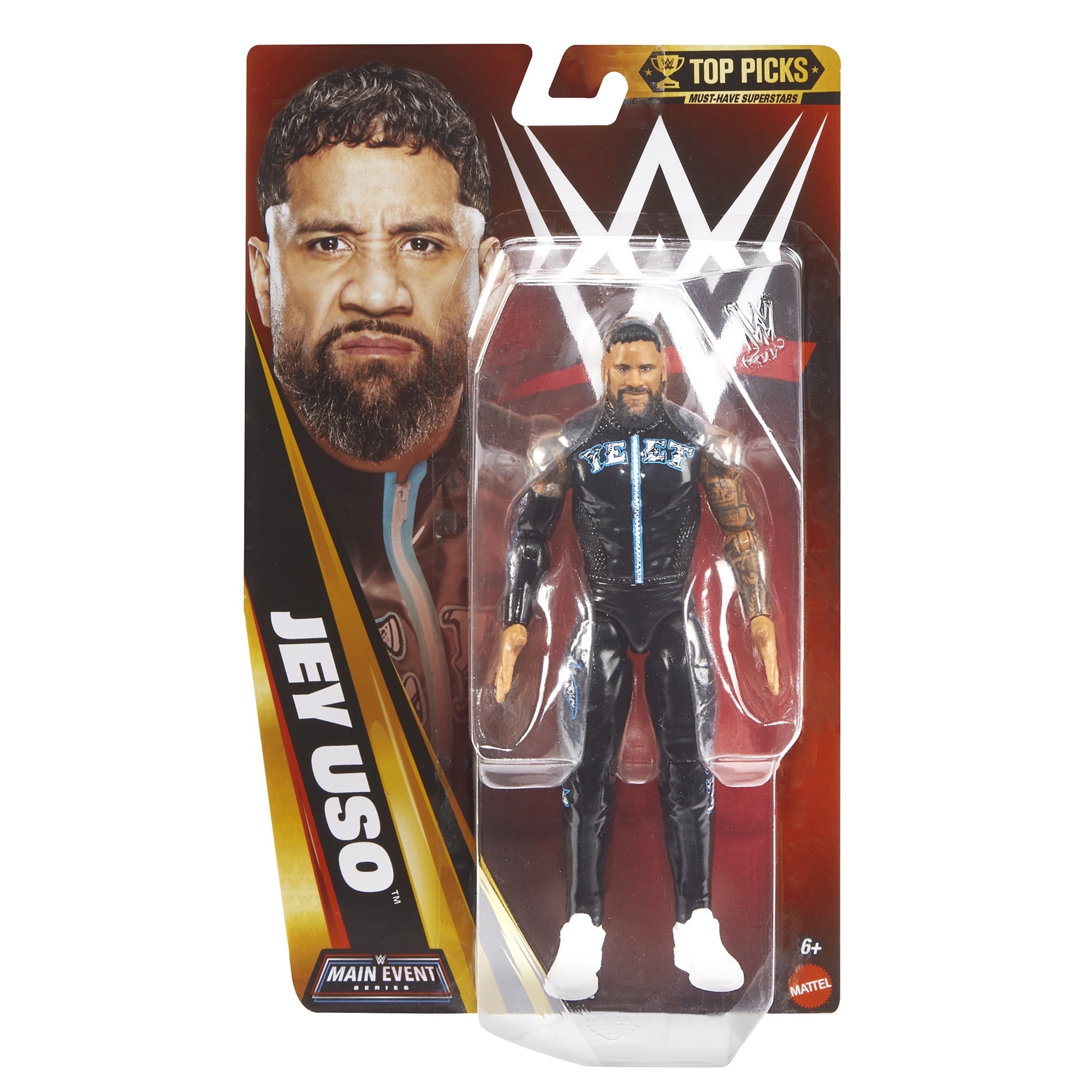 Jey Uso WWE Main Event Top Picks 2026 Wave 1 Mattel WWE Toy