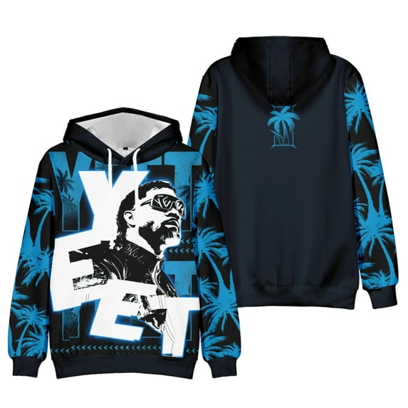 Jey Uso Yeet 3D Print Hoodie Merch For Men/Women Unisex Winter Long Sleeve Sweatshirt Pullover Streetwear