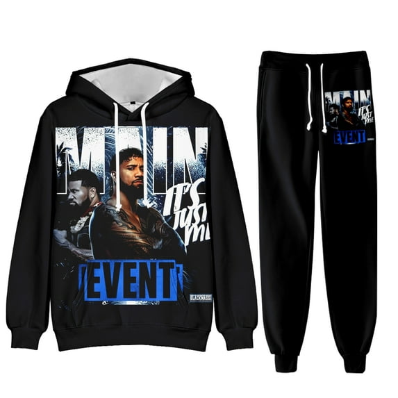 Jey Uso Yeet 3D Print Hoodie Pants Sets Merch Men/Women Sweatshirt Pants Two Piece Set Streetwear