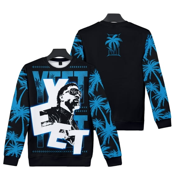 Jey Uso Yeet 3D Print Merch Long Sleeve Crewneck Sweatshirt For Men/Women Unsiex Streetwear