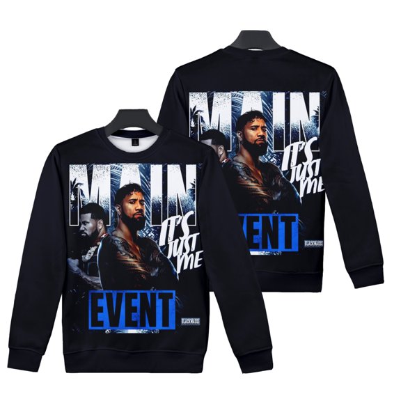 Jey Uso Yeet 3D Print Merch Long Sleeve Crewneck Sweatshirt For Men/Women Unsiex Streetwear