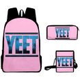 thumbnail image 1 of Jey Uso Yeet Backpack 3 Piece Sets Women Men Casual Streetwear Bags, 1 of 2