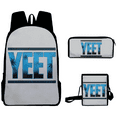 thumbnail image 1 of Jey Uso Yeet Backpack 3 Piece Sets Women Men Casual Streetwear Bags, 1 of 2
