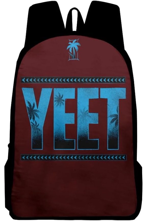 Jey Uso Yeet Backpack Casual Daypack Women Men Rucksack Unisex Packsack Travel Bag Fashion Bags (Brown,One Size)