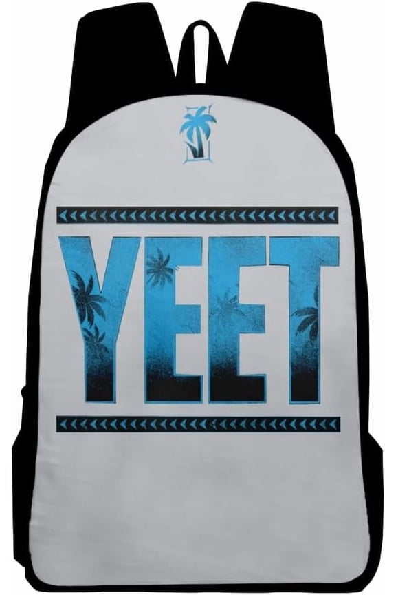 Jey Uso Yeet Backpack Casual Daypack Women Men Rucksack Unisex Packsack Travel Bag Fashion Bags (Gray,One Size)