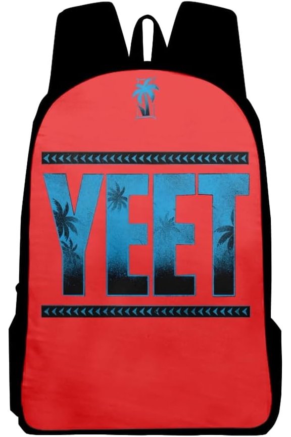 Jey Uso Yeet Backpack Casual Daypack Women Men Rucksack Unisex Packsack Travel Bag Fashion Bags (Red,One Size)