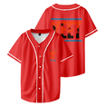 thumbnail image 1 of Jey Uso Yeet Baseball Jersey Women Men V-Neck Short Sleeve Casual Trendy T-shirt, 1 of 3