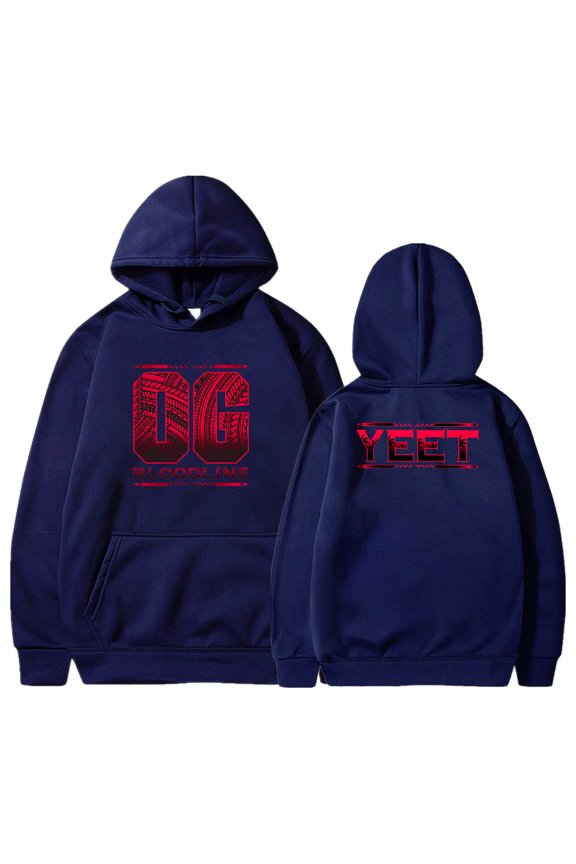 Jey Uso Yeet Bloodline Hoodie Long Sleeve Streetwear Women Men Hooded Sweatshirts