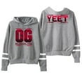 thumbnail image 1 of Jey Uso Yeet Bloodline Hoodie Pocketless Parallel Bars Sleeve Streetwear Women Men Hooded Sweatshirt, 1 of 3