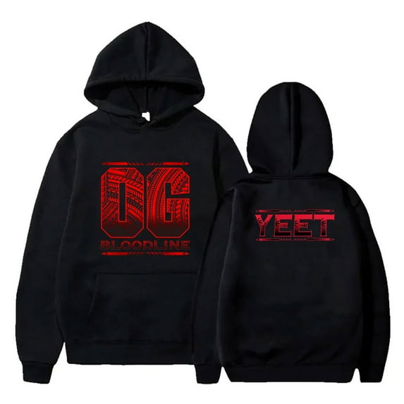 Jey Uso Yeet Bloodline Hoodies Cosplay Women Men Fashion Streetwear Hooded Sweatshirts Pullovers