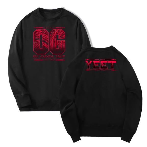 Jey Uso Yeet Bloodline Logo Merch Crewneck Long Sleeve Streetwear Women Men Sweatshirts