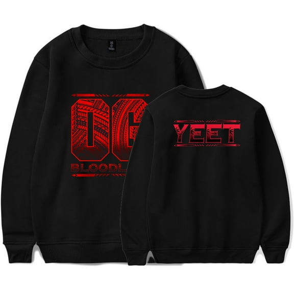 Jey Uso Yeet Bloodline Merch Crewneck Sweatshirts Cosplay Women Men Fashion Streetwear Long Sleeve