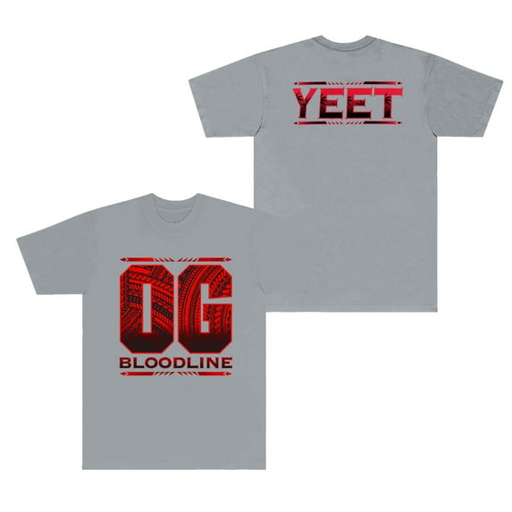 Jey Uso Yeet Bloodline T-Shirts New Logo Tee Cosplay Women Men Fashion Streetwear Short Sleeve Top