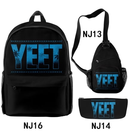 Jey Uso Yeet By SMGUIDXA Backpacks, 3 Pieces Set