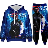 Jey Uso Yeet Cosplay Hoodies Jogger Pants Two Piece Set Sweatshirts Sweatpants Women Men 3D Outfit Sets Superstar Fan Gift Casual Pullover Hooded Sets
