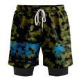 thumbnail image 1 of Jey Uso Yeet Fake Two Shorts Hip Hop Pants Fashion SweatShorts Casual Basketball Shorts, 1 of 2
