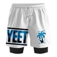 thumbnail image 1 of Jey Uso Yeet Fake Two Shorts Hip Hop Pants Fashion SweatShorts Casual Basketball Shorts, 1 of 2