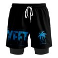 thumbnail image 1 of Jey Uso Yeet Fake Two Shorts Hip Hop Pants Fashion SweatShorts Casual Basketball Shorts, 1 of 2