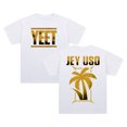 thumbnail image 1 of Jey Uso Yeet Golden Logo T-shirt Crewneck Short Sleeve Cotton Tee Women Men Streetwear Tops, 1 of 3