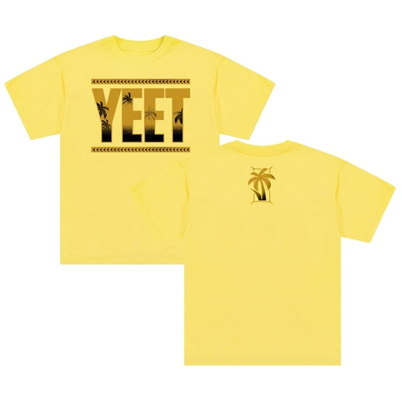 Jey Uso Yeet Golden T-shirt Crewneck Short Sleeve Cotton Tee Women Men Streetwear Tops