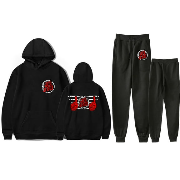 Jey Uso Yeet Hoodie Pants Sets Merch For Men/Women Sweatshirt Pants Two Piece Set Streetwear