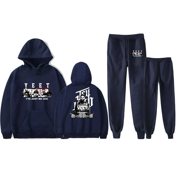 Jey Uso Yeet Hoodie Pants Sets Merch For Men/Women Unisex Sweatshirt Pants Two Piece Set Streetwear Top