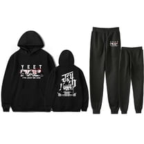 Jey Uso Yeet Hoodie Pants Sets Merch For Men/Women Unisex Sweatshirt Pants Two Piece Set Streetwear Top
