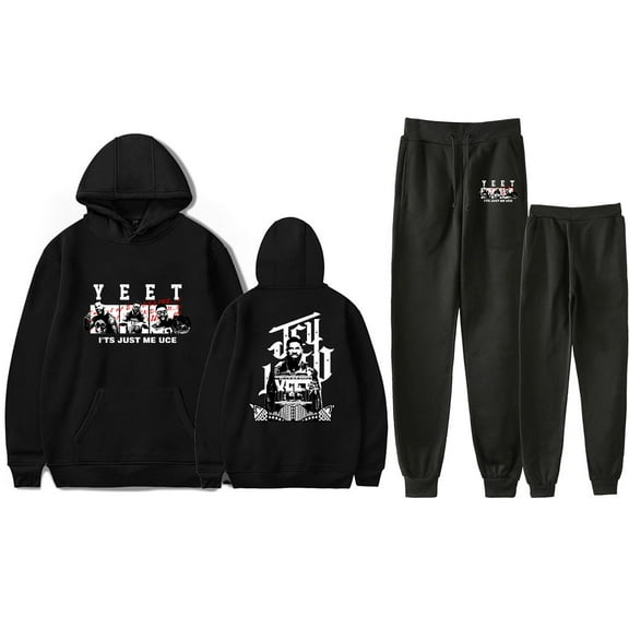 Jey Uso Yeet Hoodie Pants Sets Merch For Men/Women Unisex Sweatshirt Pants Two Piece Set Streetwear Top