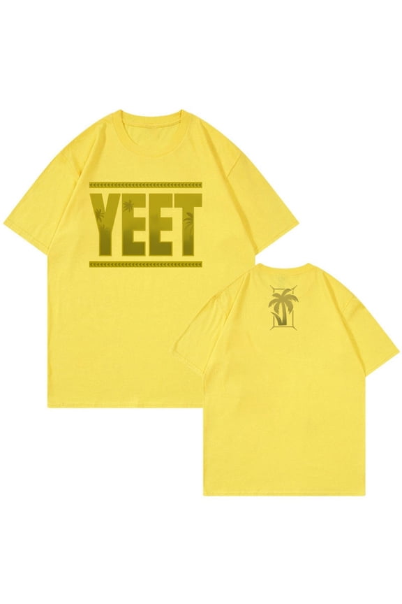 Jey Uso Yeet Logo Tee Crewneck Short Sleeve Streetwear Women Men Fashion T-shirts