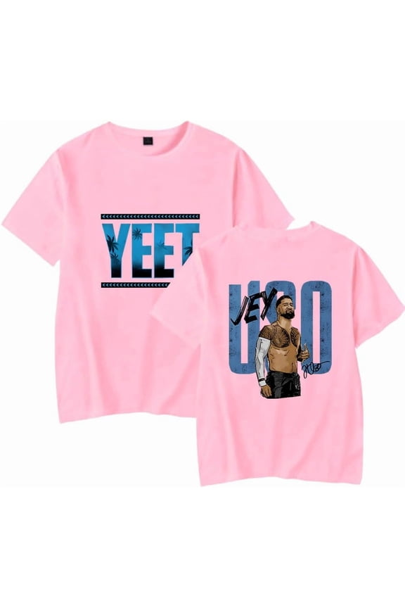 Jey Uso 'Yeet Logo' Unisex Harajuku Streetwear Short Sleeve T-Shirt - Summer