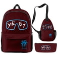 thumbnail image 1 of Jey Uso Yeet Merch 3-piece canvas backpack shoulder bag for women and men,3D travel bag, casual outdoor backpack, 1 of 2