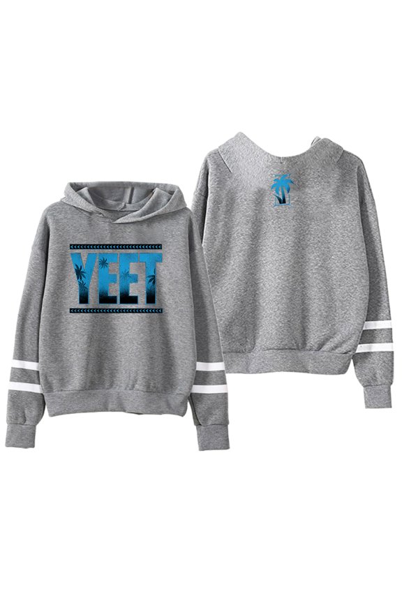 Jey Uso Yeet Merch Hoodie Pocketless Parallel Bars Sleeve Streetwear Women Men
Hooded Sweatshirt