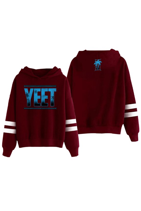 Jey Uso Yeet Merch Hoodie Pocketless Parallel Bars Sleeve Streetwear Women Men
Hooded Sweatshirt