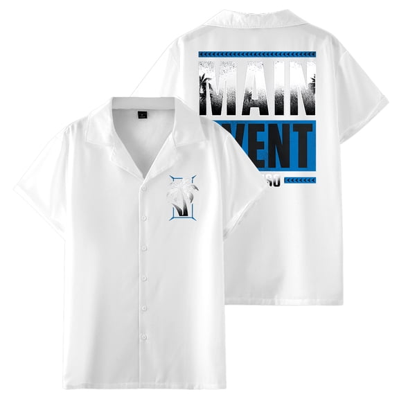 Jey Uso Yeet Merch Women Men's Short Sleeve Button-up Shirts Casual T-shirt Trendy Outfits